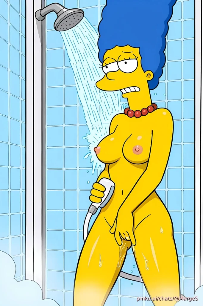 Marge Simpson showering (The Simpsons)